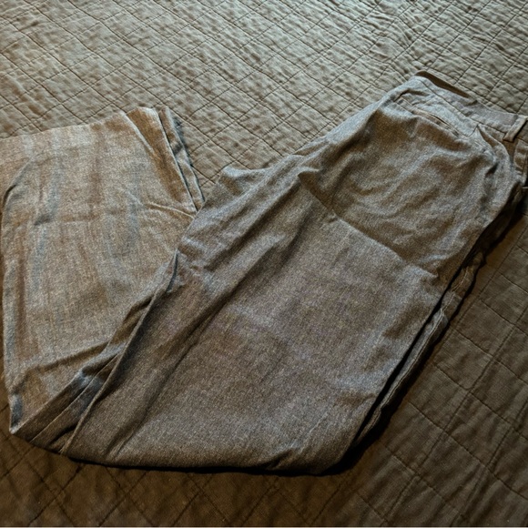Banana Republic Gray Wool Blend Dress Pants Slacks Office Corpcore 32x32 - Picture 2 of 5